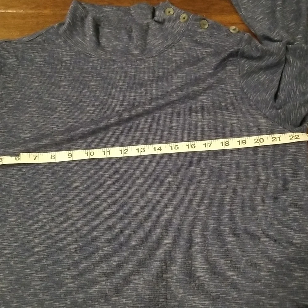 St. John's Bay Mock Neck Top - Picture 3 of 7